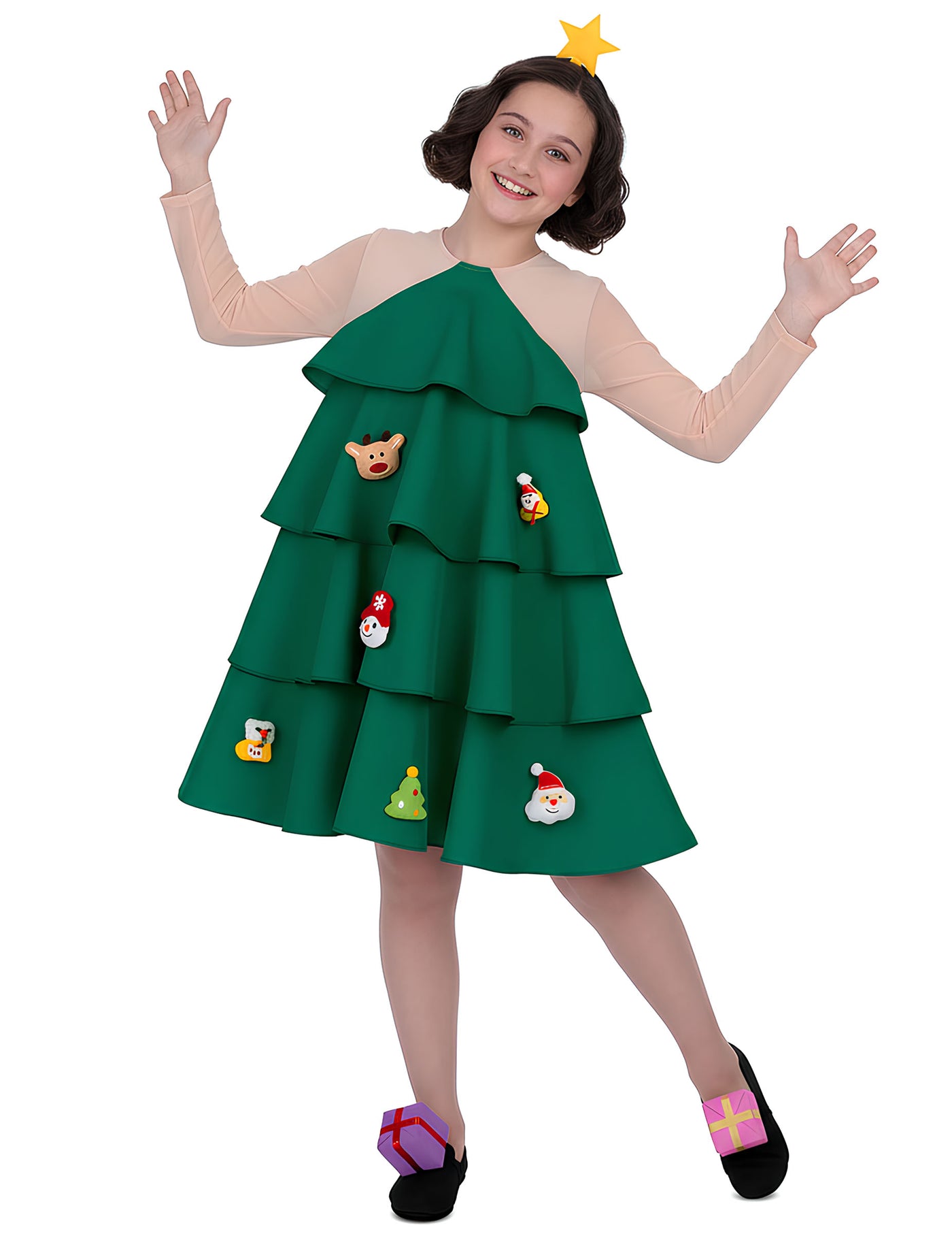 Déguisement Sapin de Noël fille