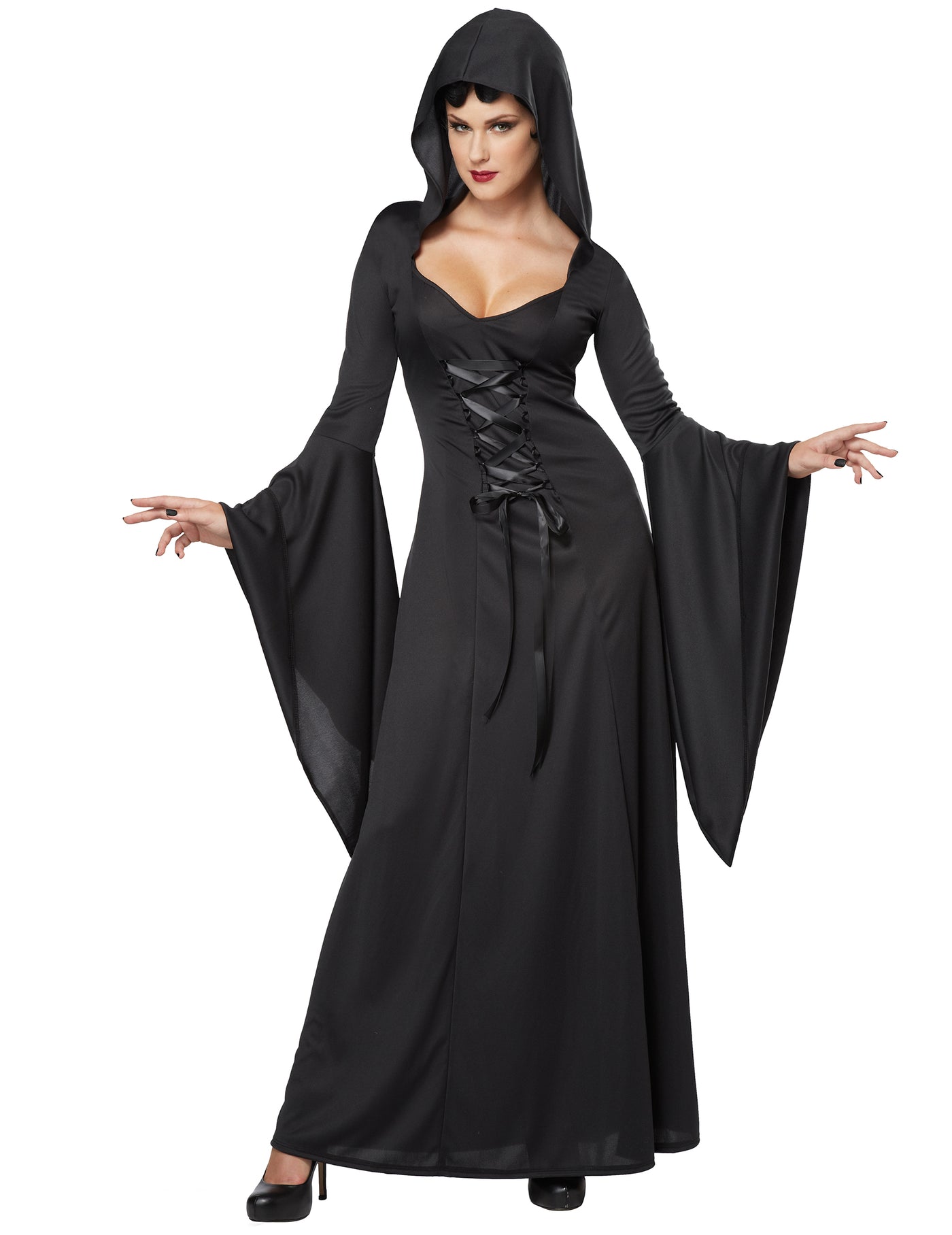 Déguisement sorcière noire pour femme Halloween