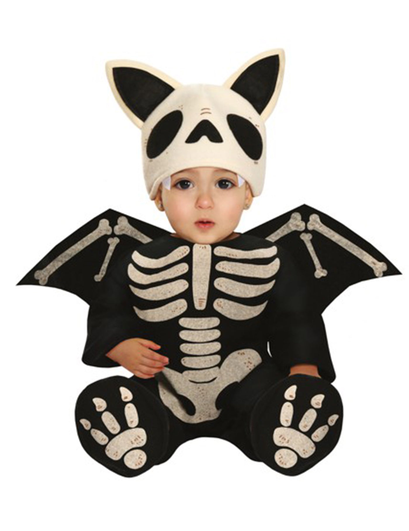 Déguisement squelette chauve-souris bébé