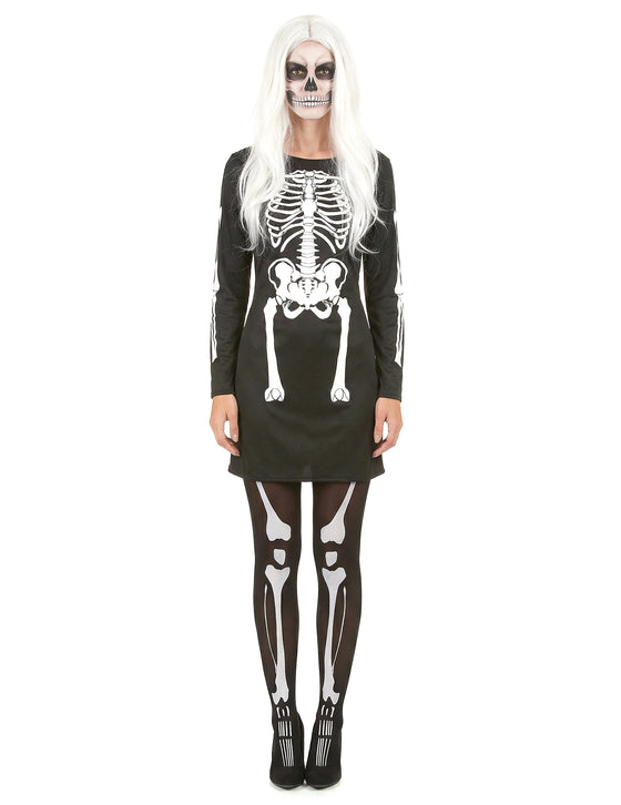 Déguisement squelette femme Halloween