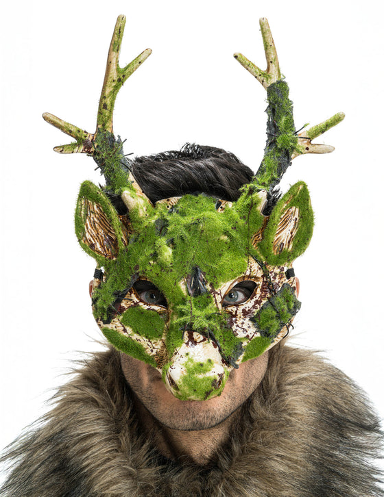 Demi masque de Cerf avec effet mousse