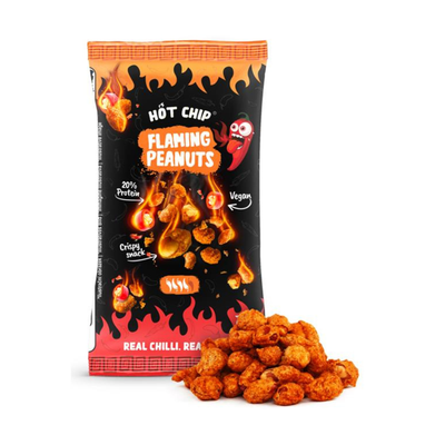 Hot Chip Peanuts Flaming