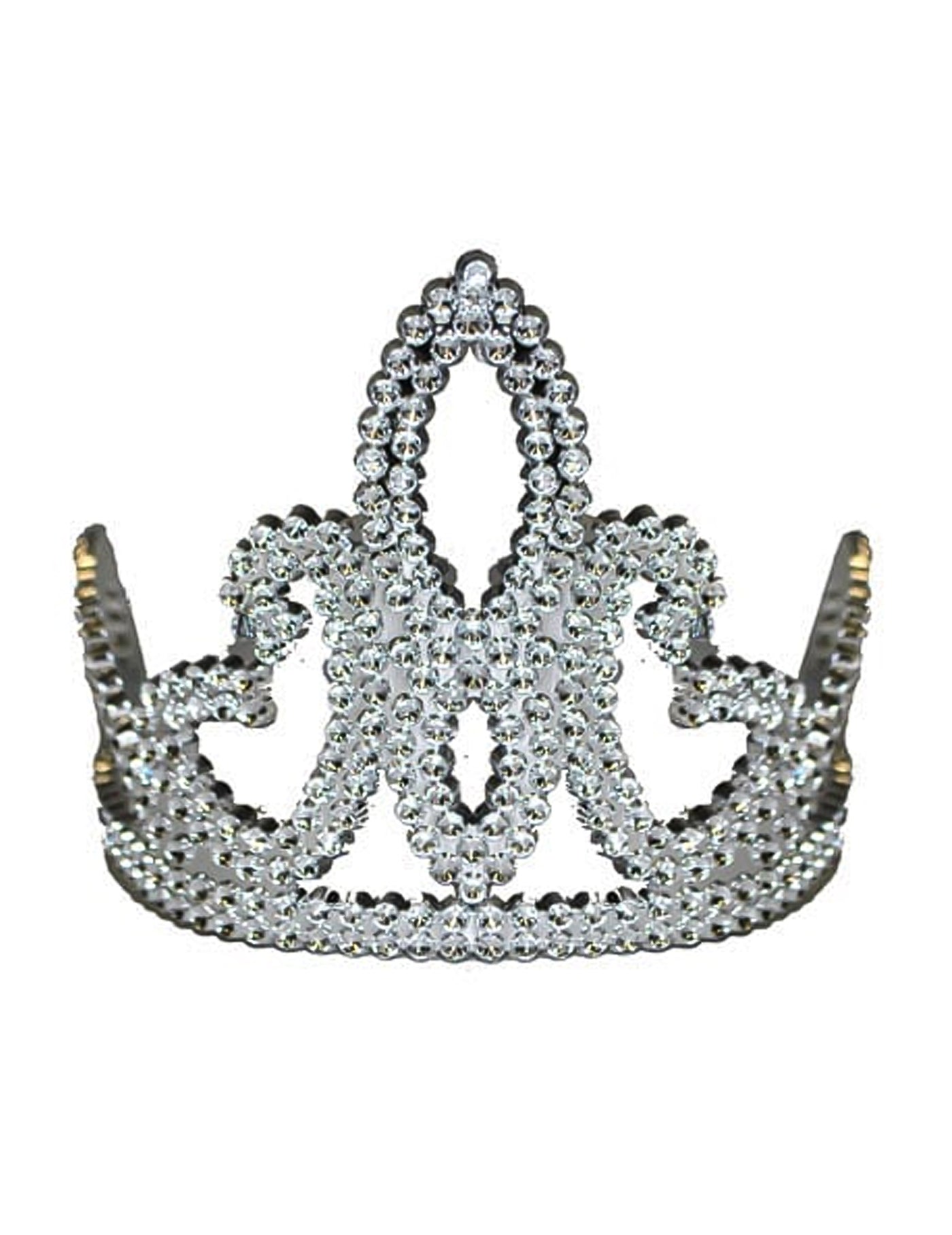 Diadème princesse argenté fille