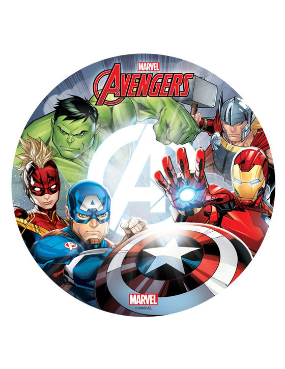 Disque en azyme Avengers 20 cm