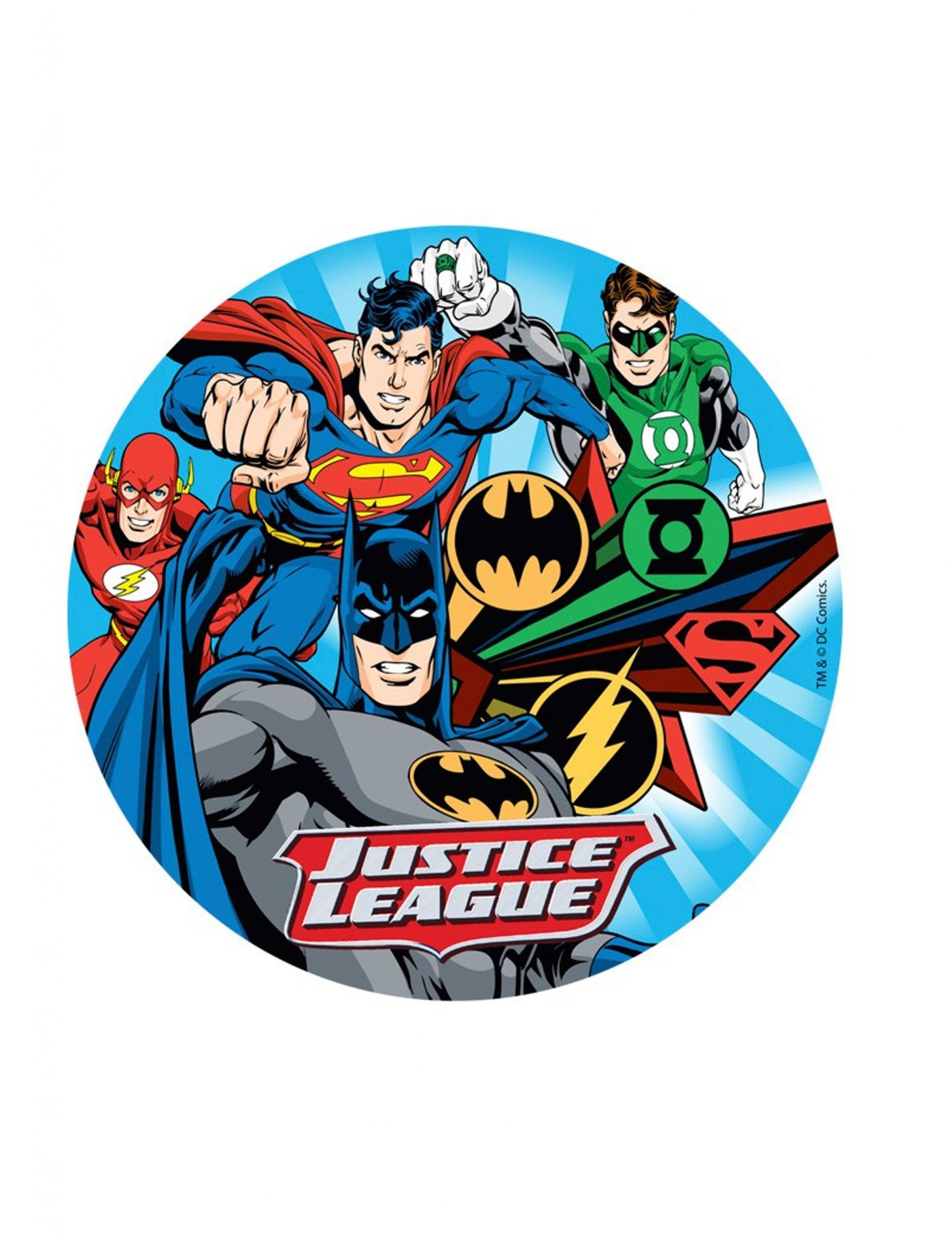 Disque azyme Justice League 20 cm