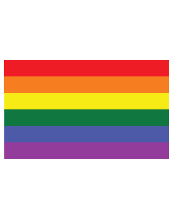 Drapeau arc en ciel 150 x 90 cm