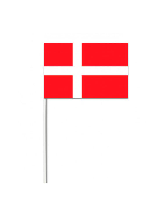 Drapeau papier Danemark 14 x 21 cm