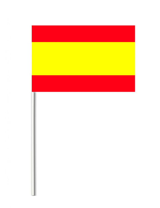 Drapeau papier Espagne 14 x 21 cm