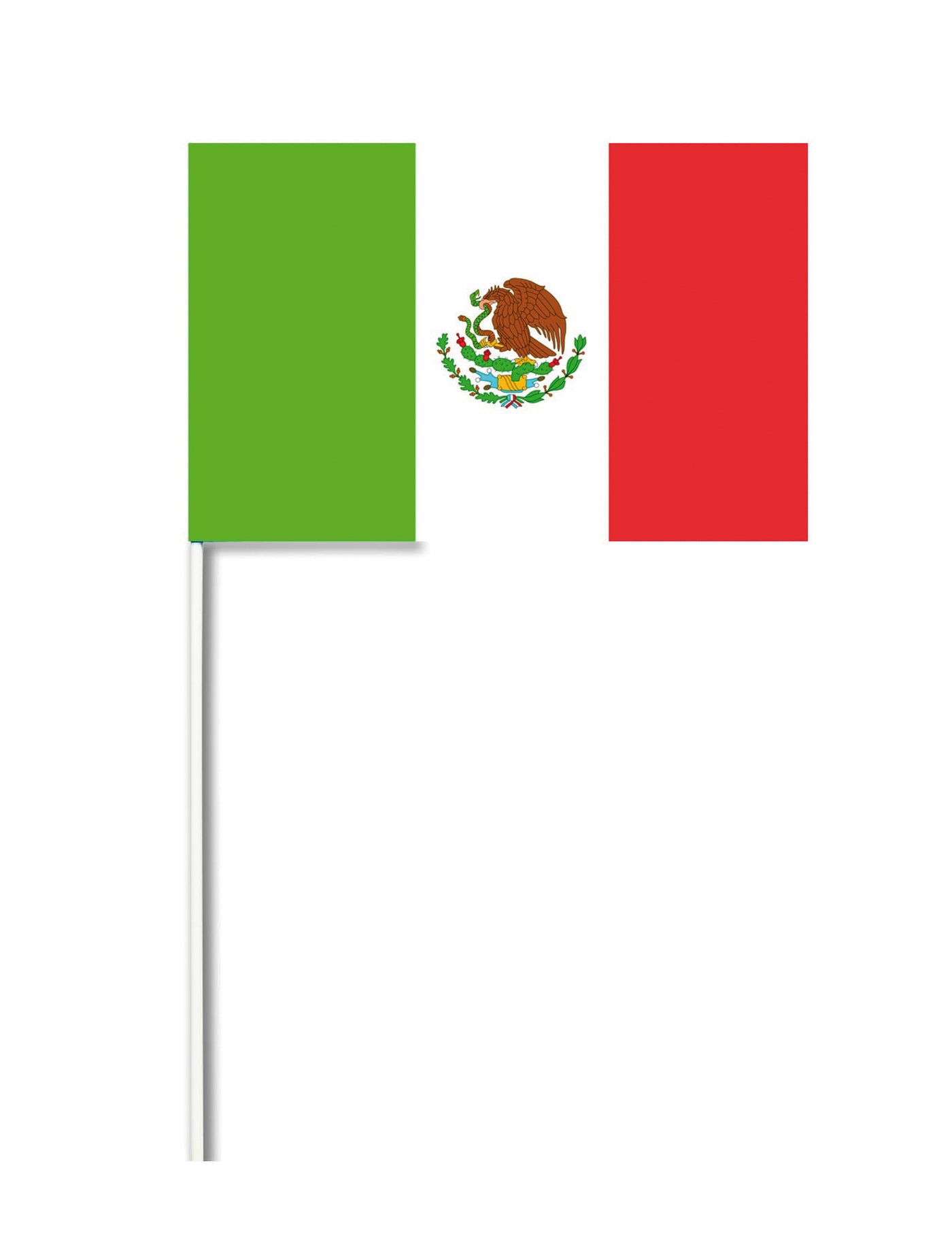 Drapeau papier Mexique 14x21 cm