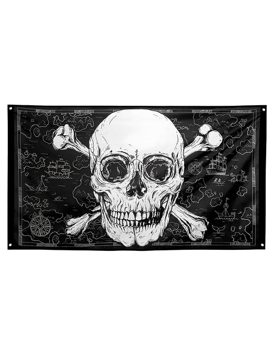 Drapeau Pirate Jolly Roger 90 x 150 cm