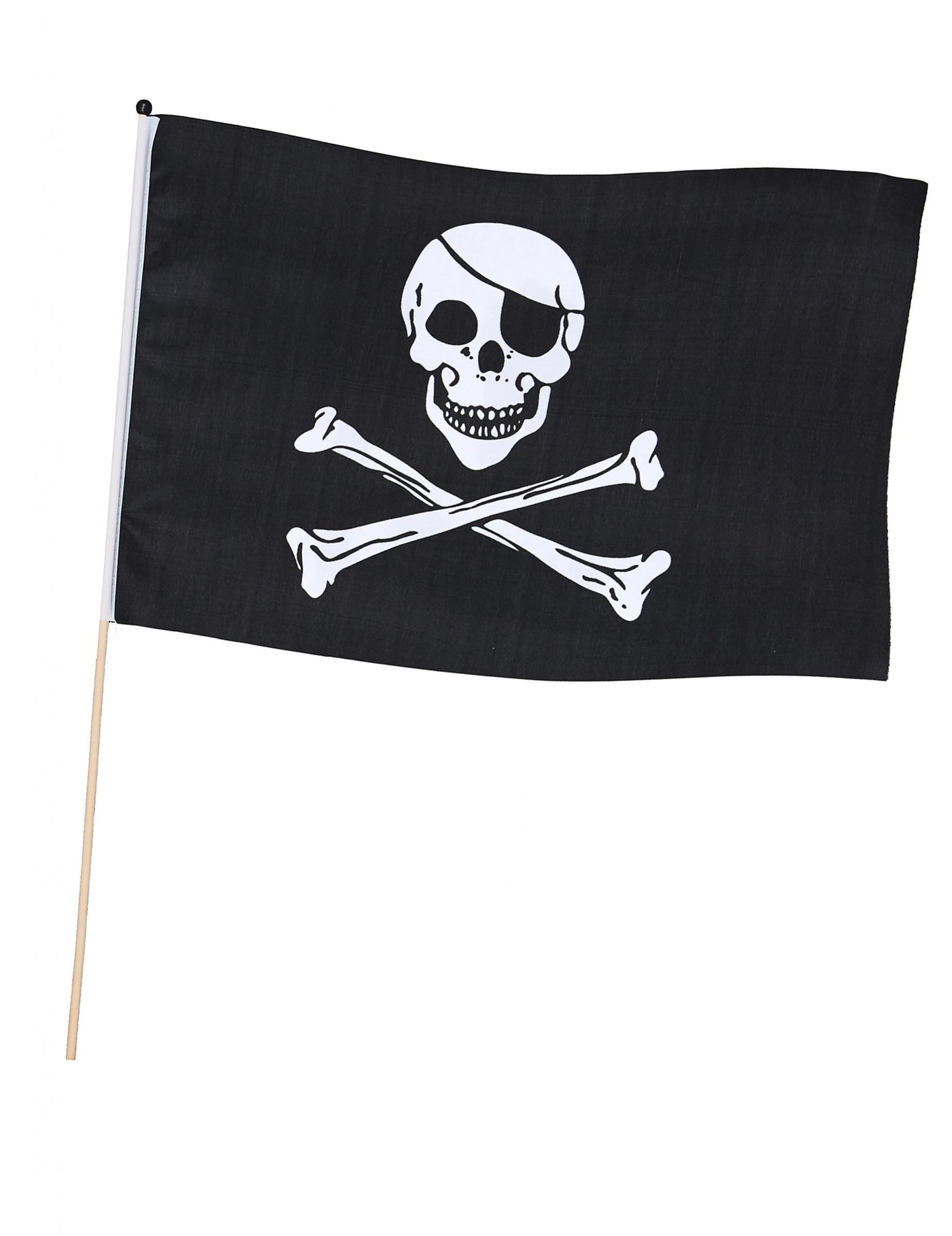 Drapeau de pirate sur tige 45 x 30 cm