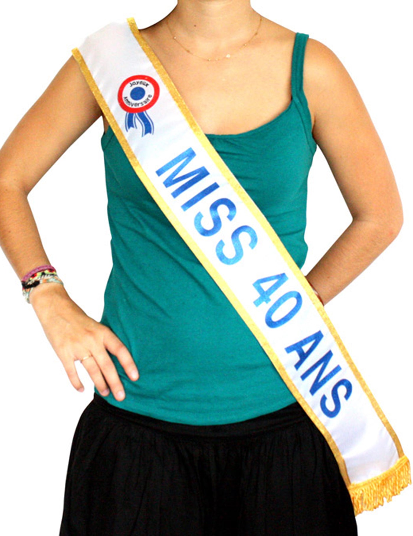 Echarpe Miss 40 ans