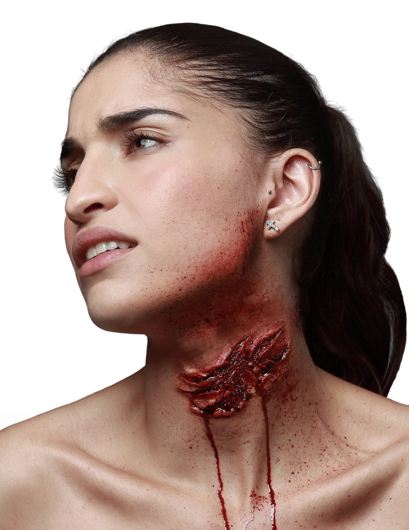 Fausse blessure morsure de zombie adulte Halloween