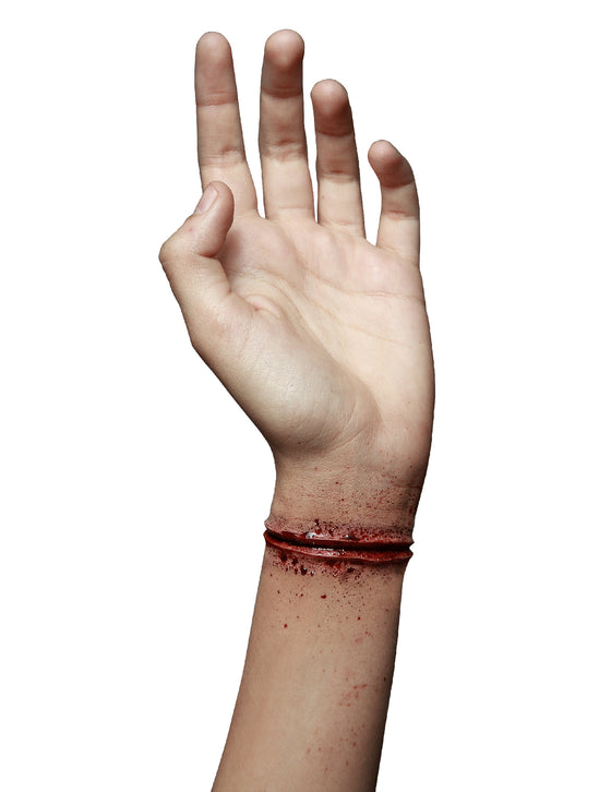 Fausse blessure poignet tranché adulte Halloween