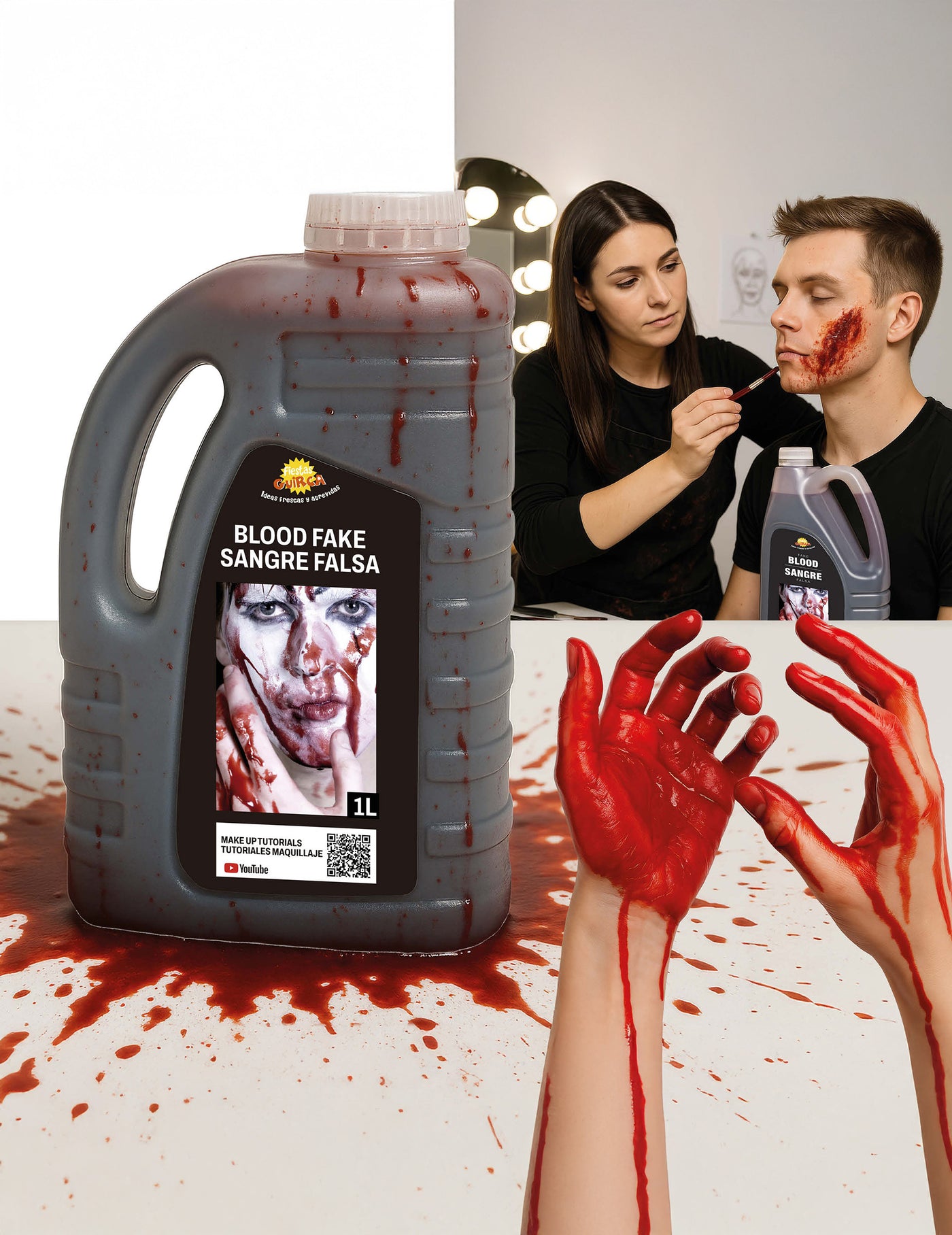Faux sang 1 litre