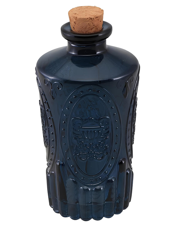 Fiole en verre bleu nuit 13,5 cm