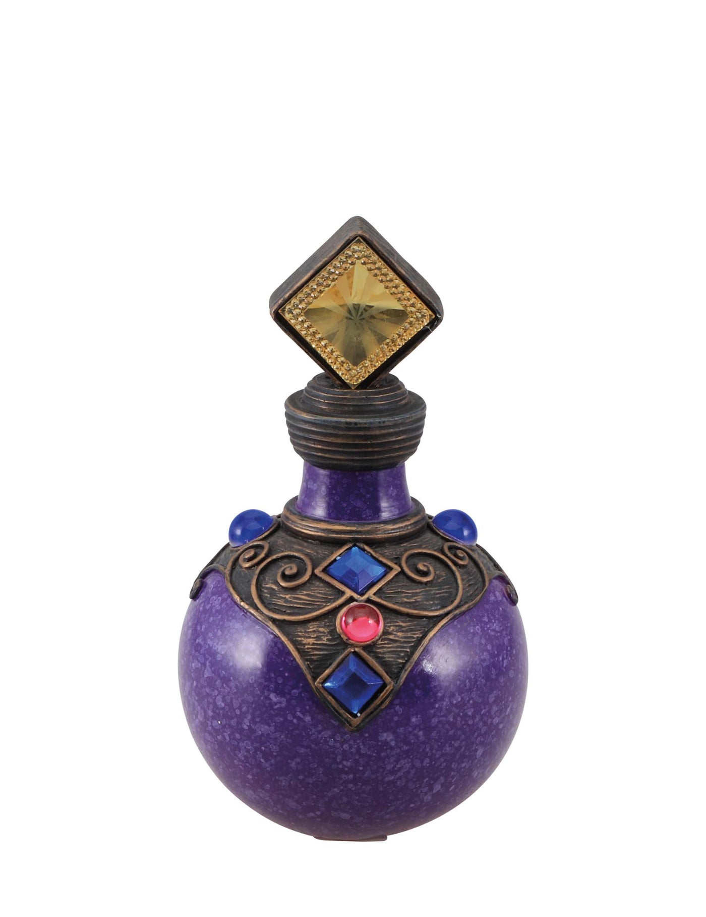 Flacon de potion violet en résine 16,5cm