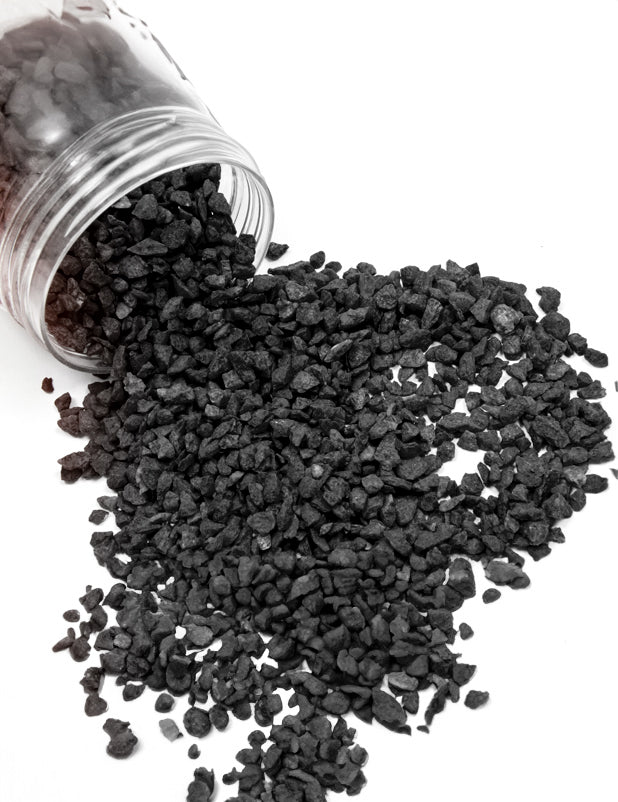 Gravillons noirs 400 gr décoratifs 2-4 mm