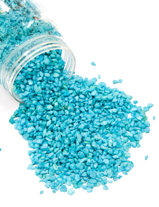 Gravillons turquoise 400 gr pour décoration