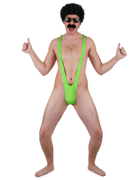 Mankini Vert Fluo Homme