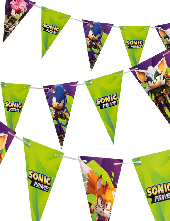 Guirlande à fanions Sonic Prime 2 m