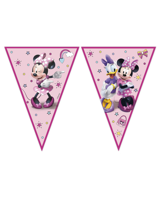 Guirlande fanions en papier Minnie Junior 2,3 m