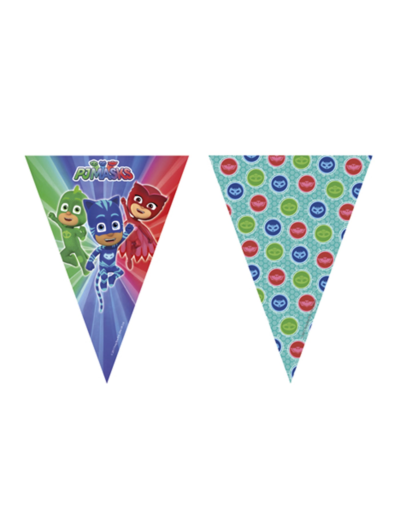 Guirlande fanions Pyjamasques 2,3 m x 25 cm