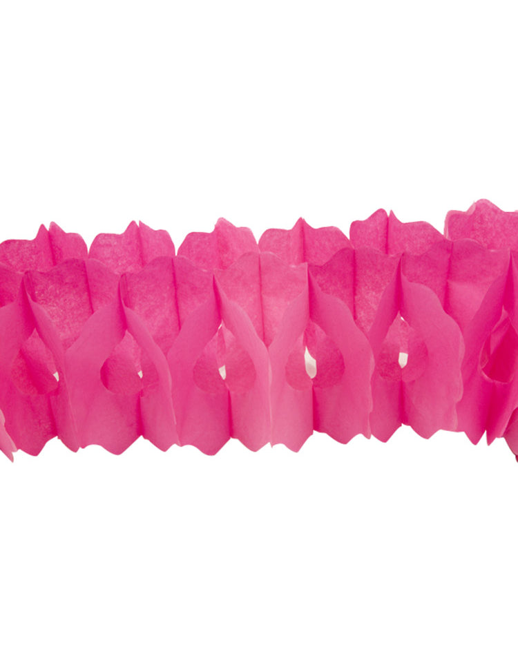 Guirlande papier fuchsia 15cm x 4m