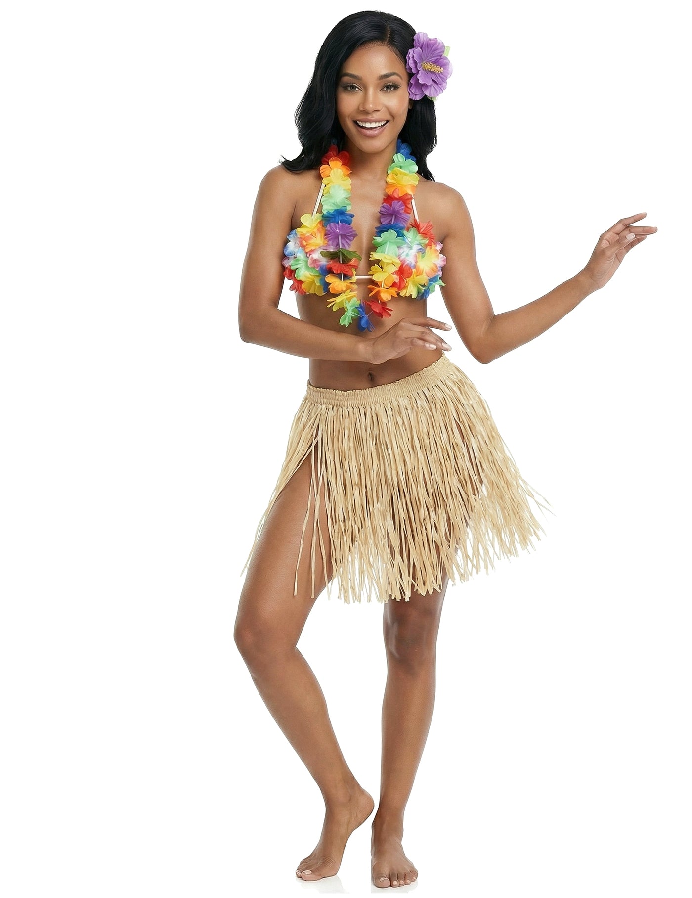 Jupe raphia Hawaï adulte