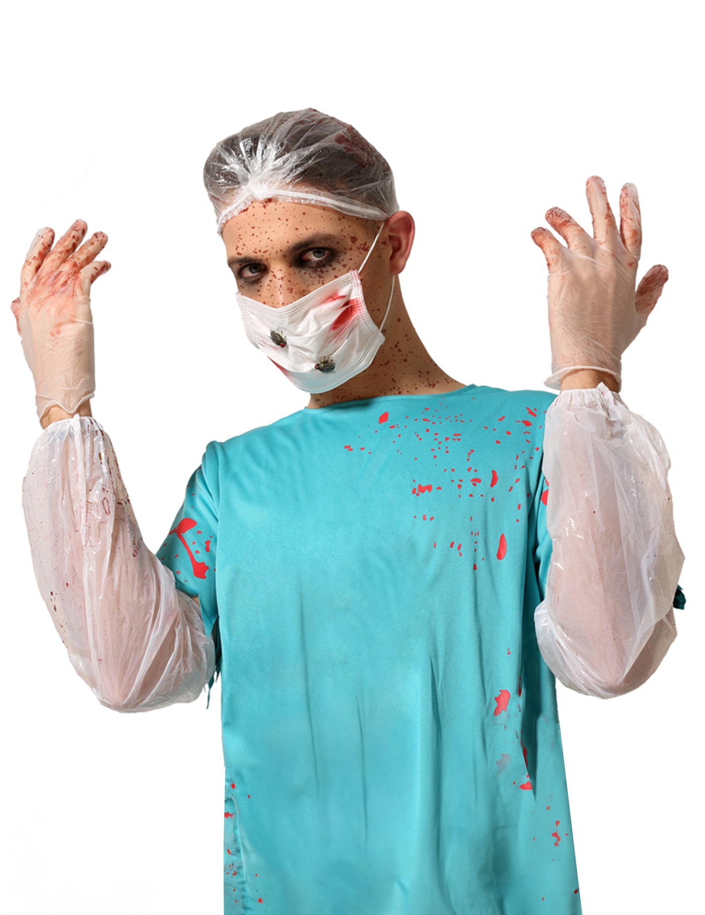 Kit 6 pièces docteur sanglant adulte