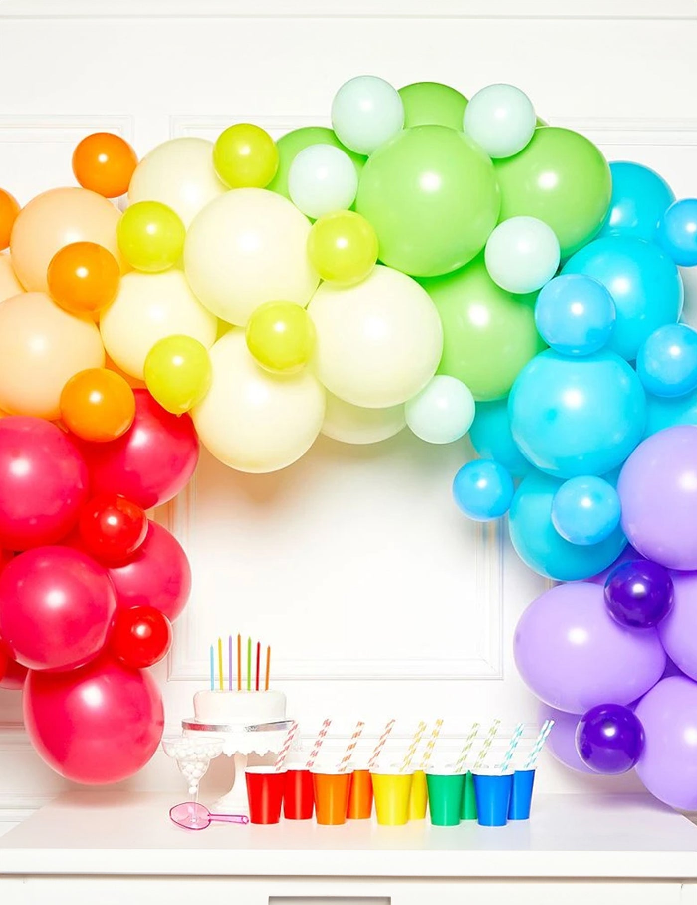 Kit arche de 85 ballons multicolore