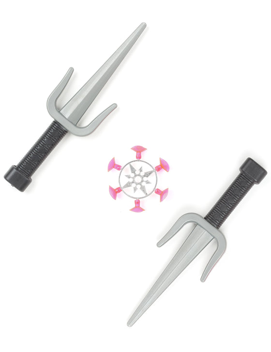 Kit ninja enfant en plastique