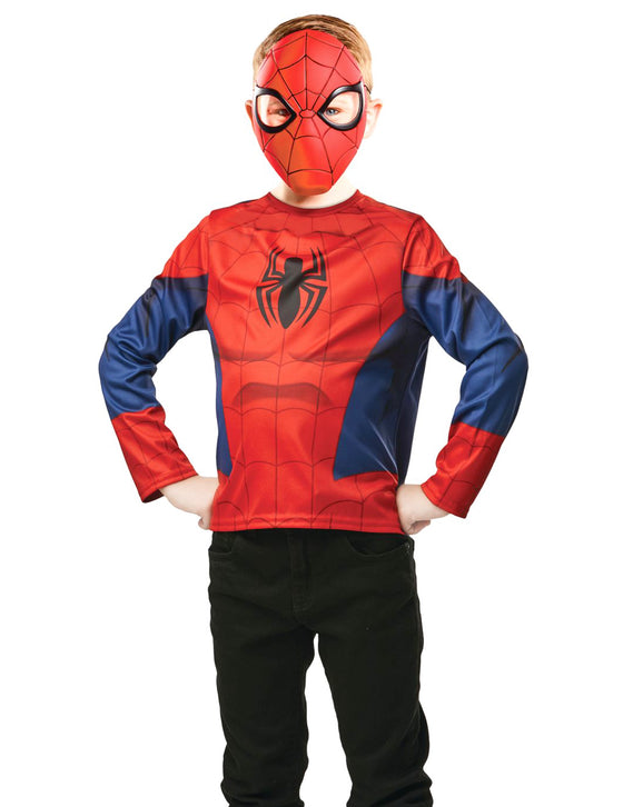 Kit top et masque Spiderman enfant