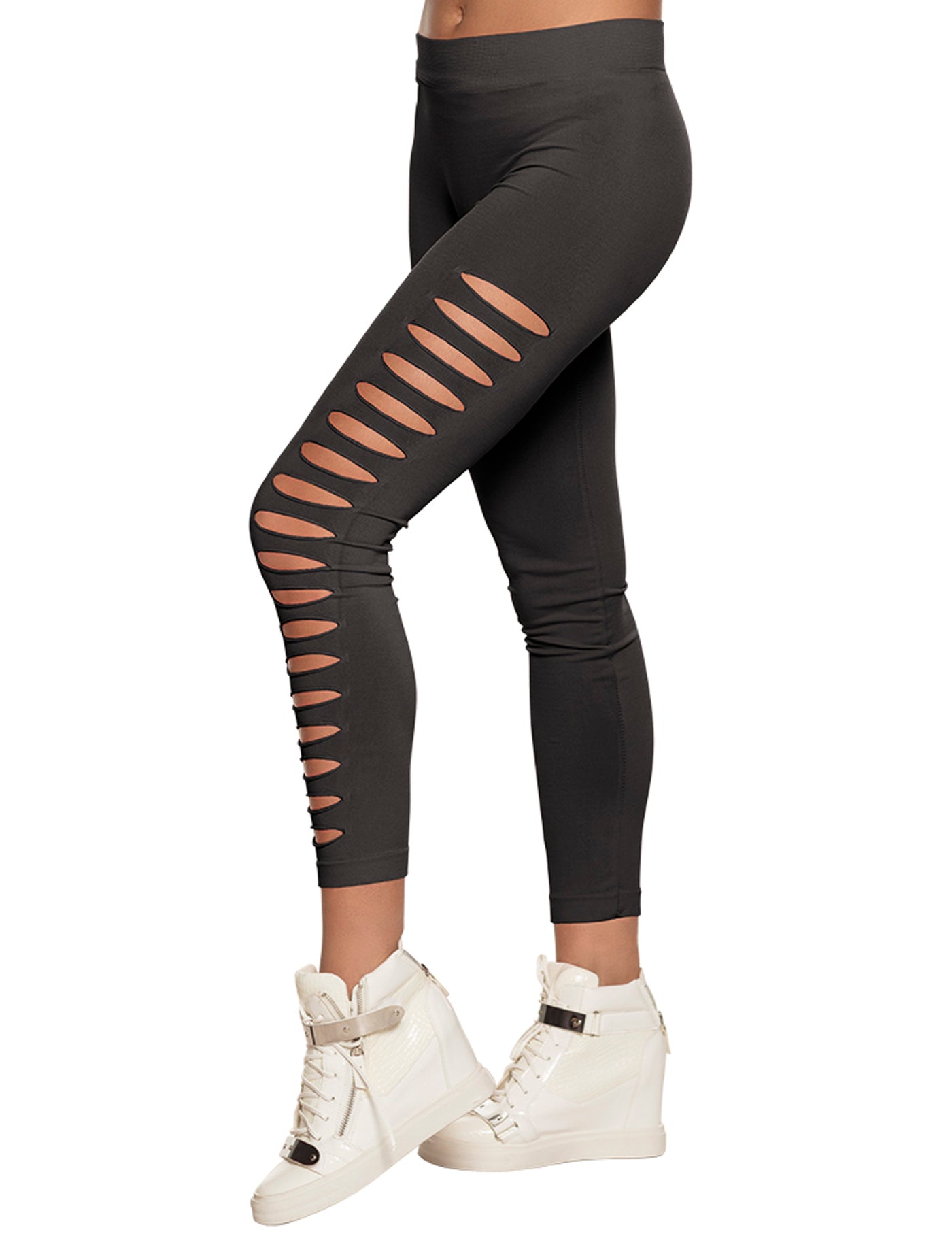 Legging troué noir adulte