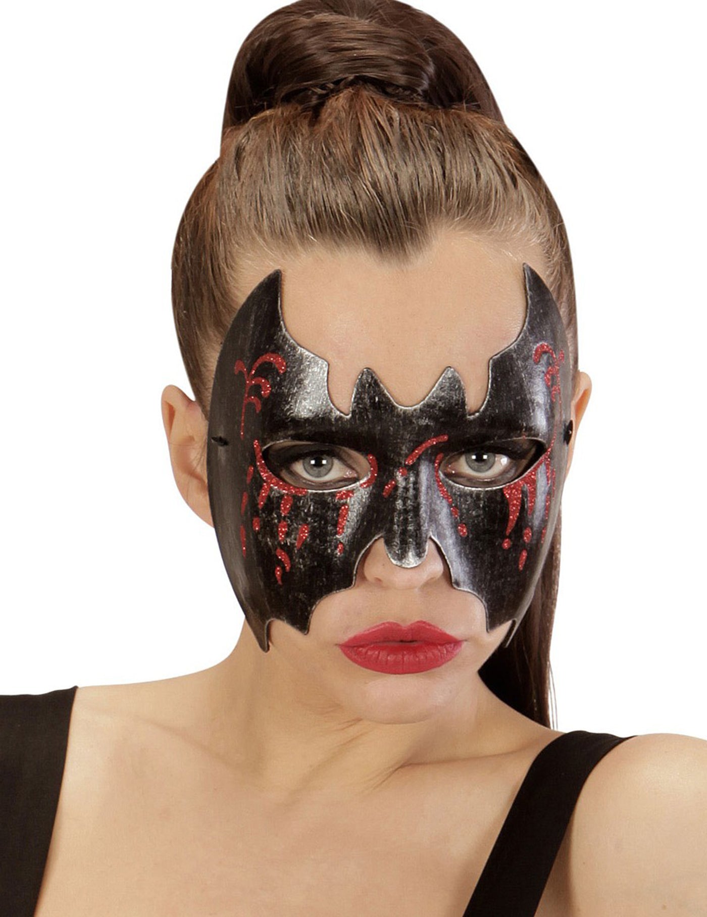 Loup chauve-souris ensanglanté femme Halloween