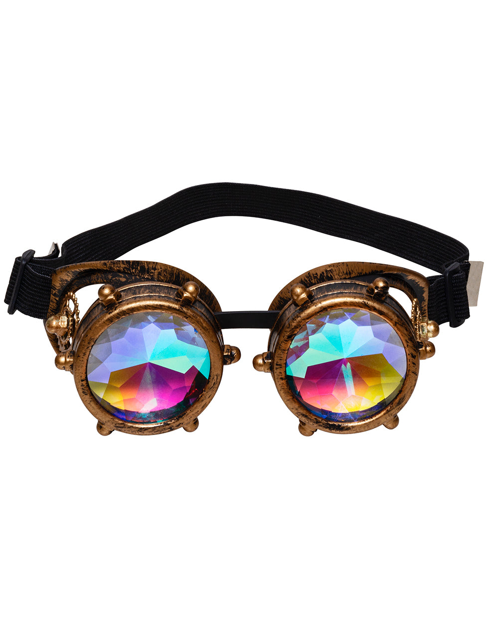 Lunettes avec verres prismes steampunk adulte