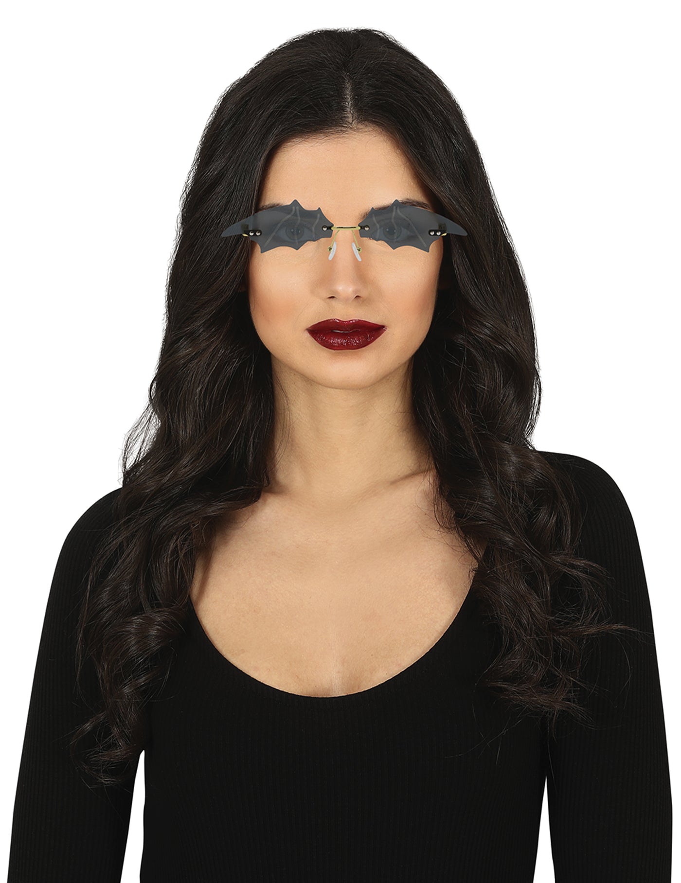 Lunettes chauve-souris noires adulte