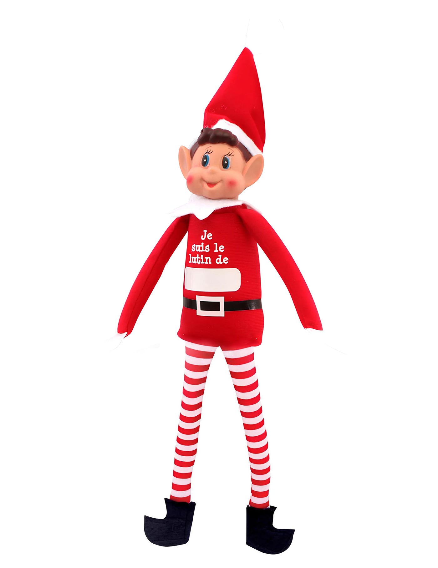 Lutin farceur garçon Elfie à personnaliser 38 cm