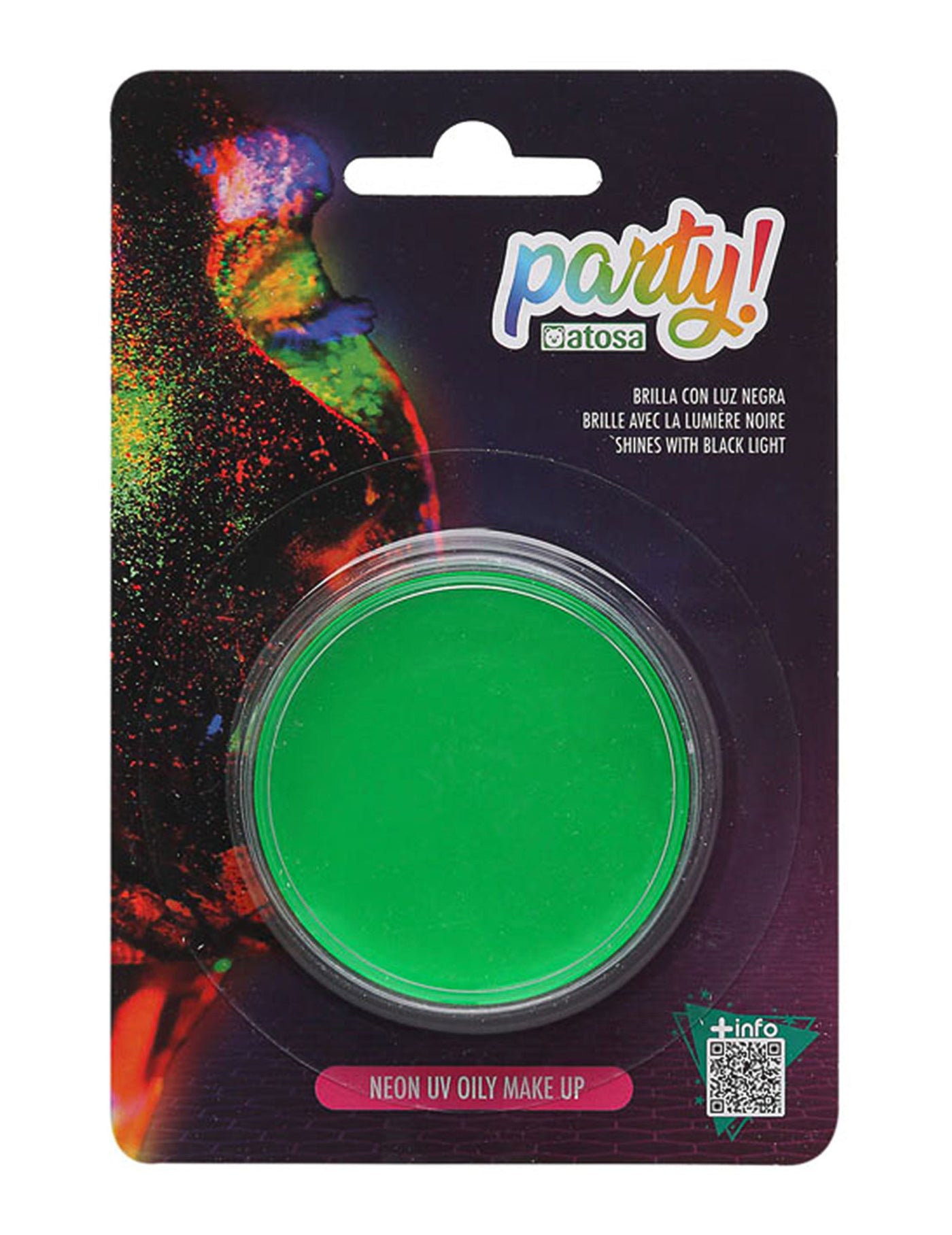 Maquillage néon vert fluo 7,8 g