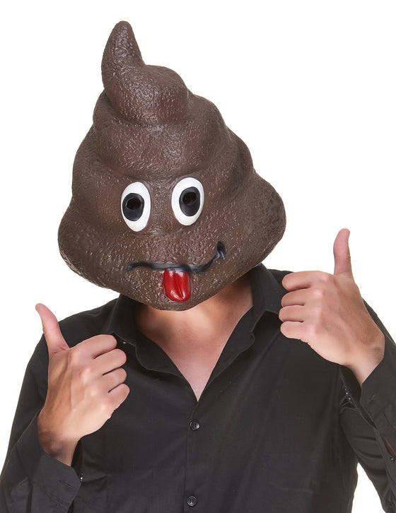Masque en latex Caca adulte