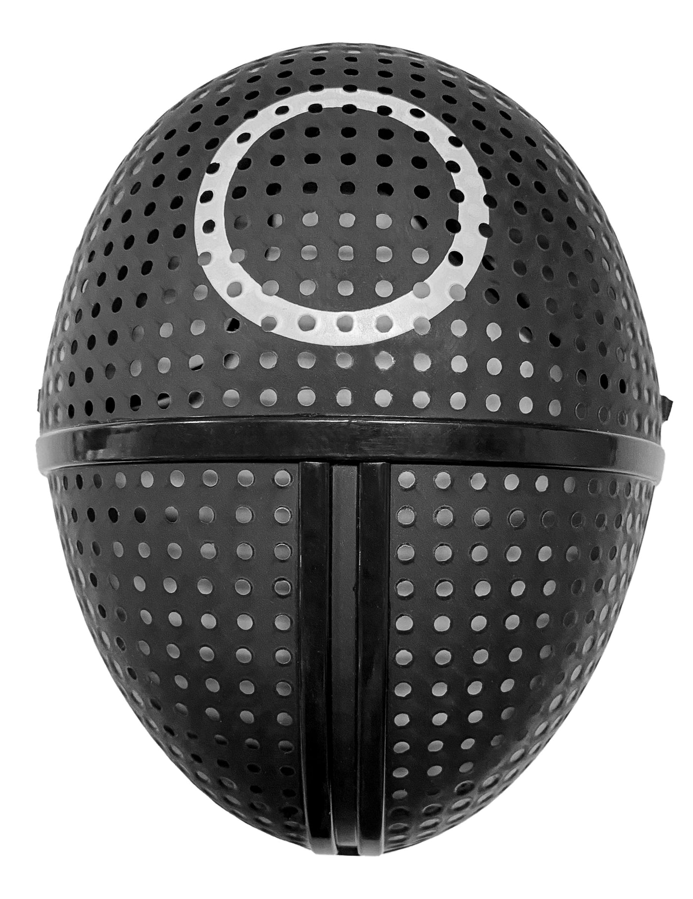 Masque en plastique gardien de jeu symbole rond adulte