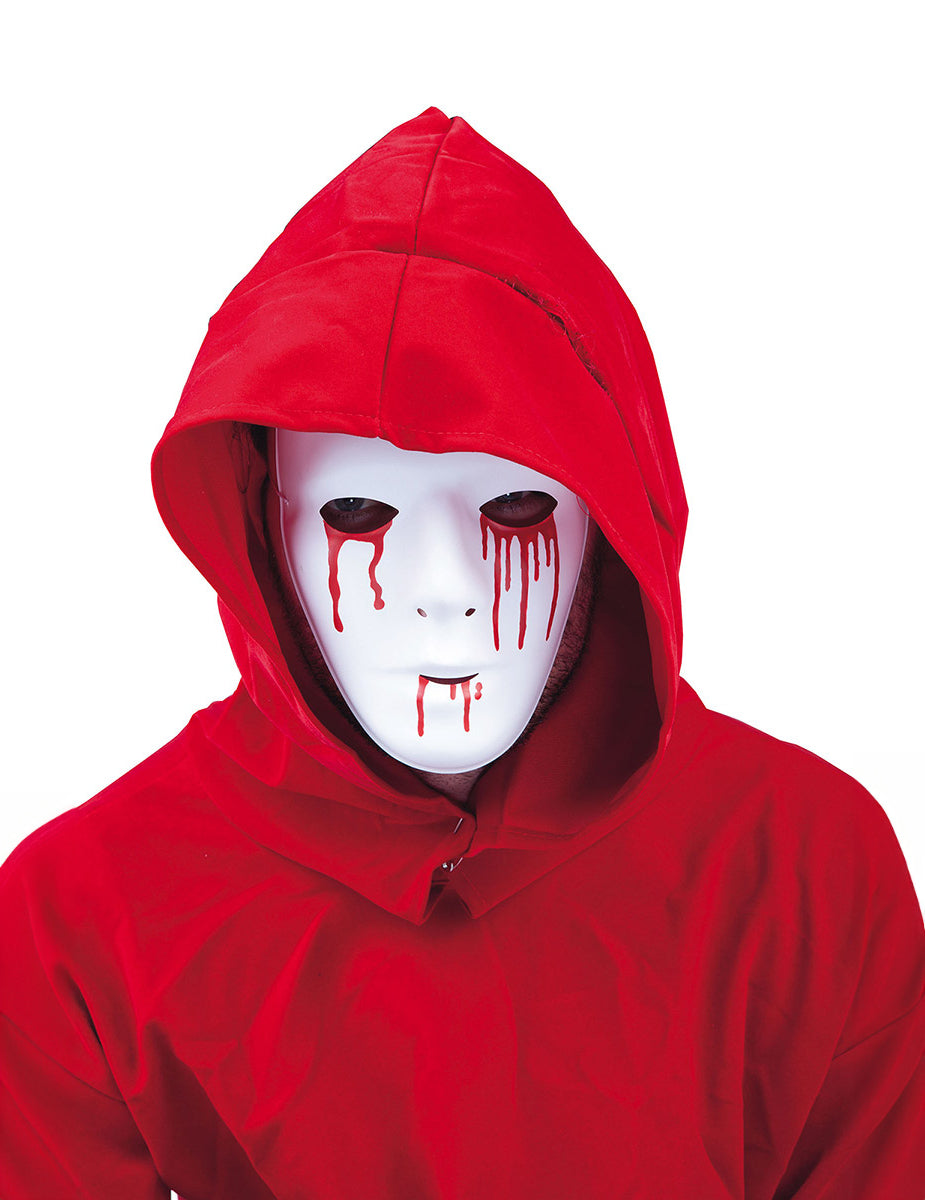 Masque larmes ensanglantées homme