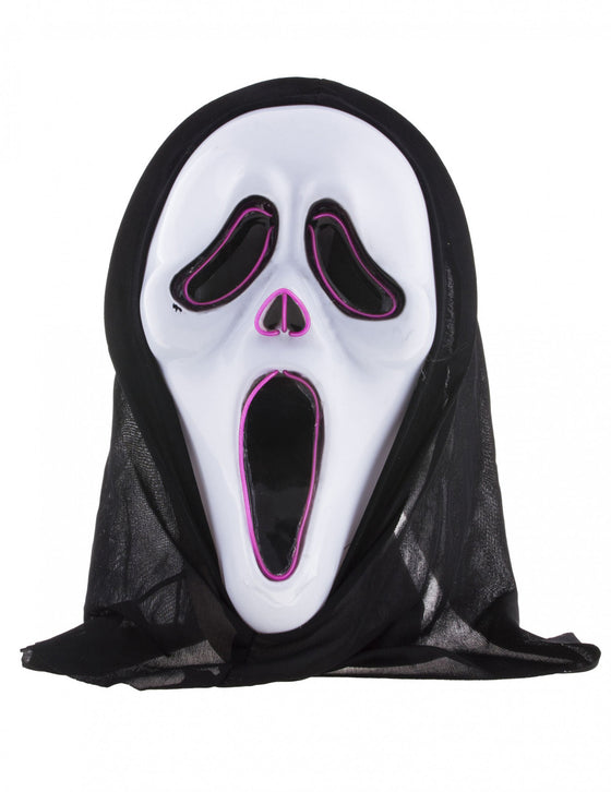 Masque LED fantôme hurlant