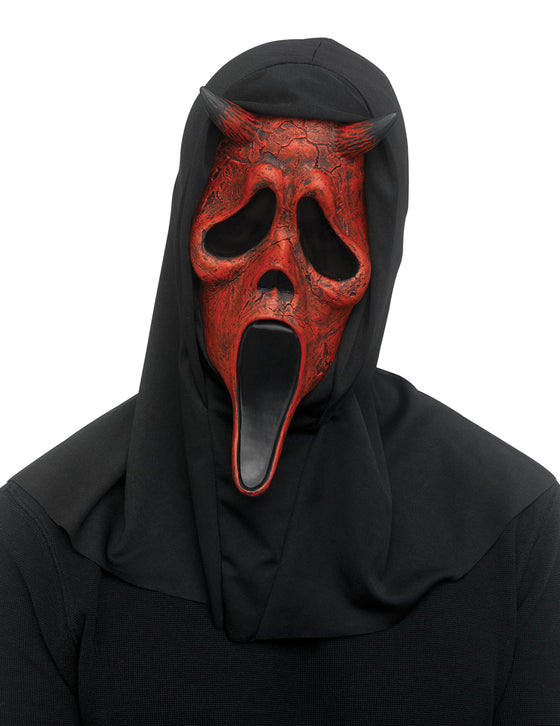 Masque Scream diable rouge adulte