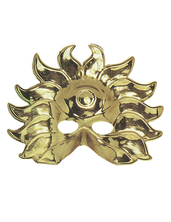 Masque soleil or en plastique adulte