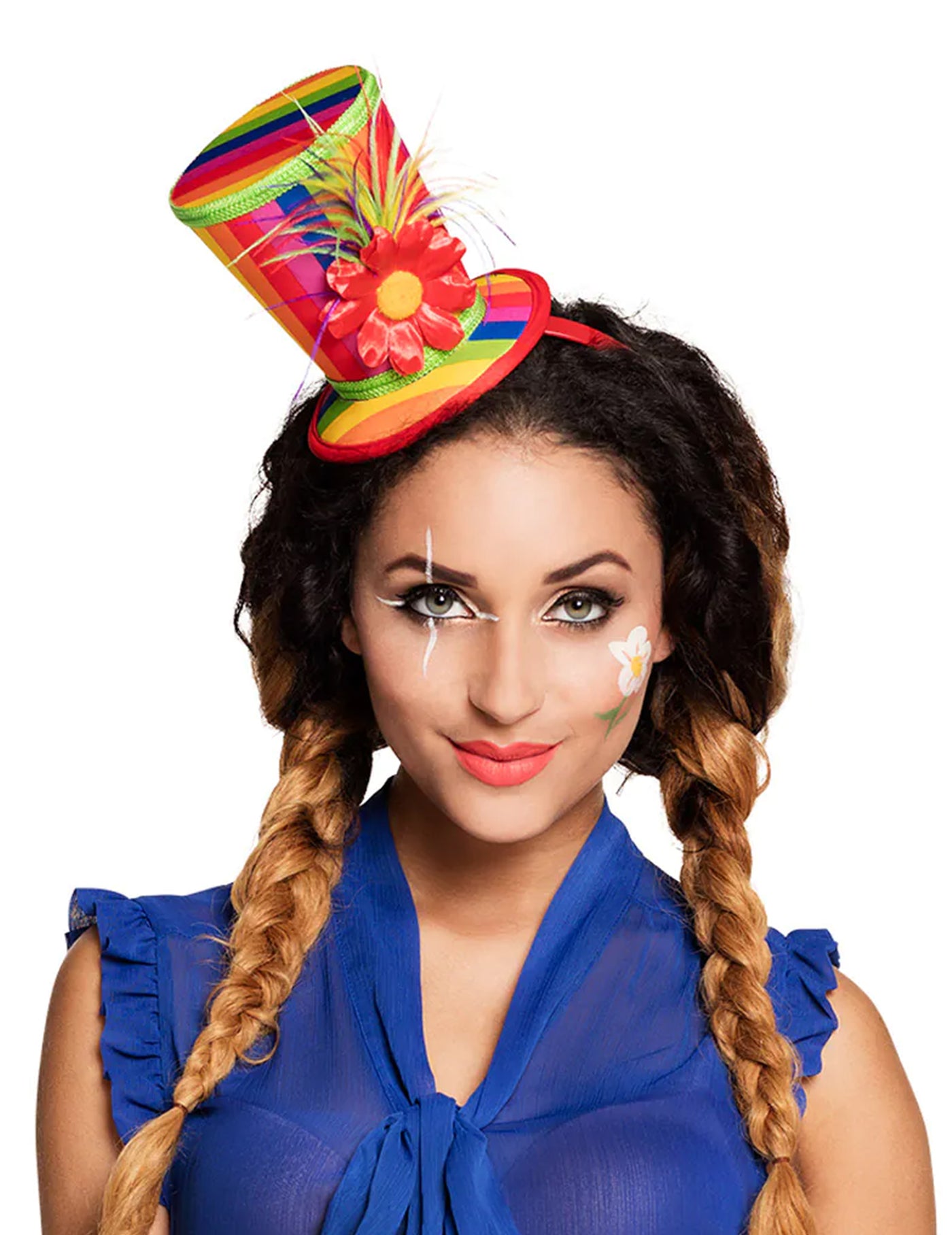 Mini chapeau haut de forme clown adulte