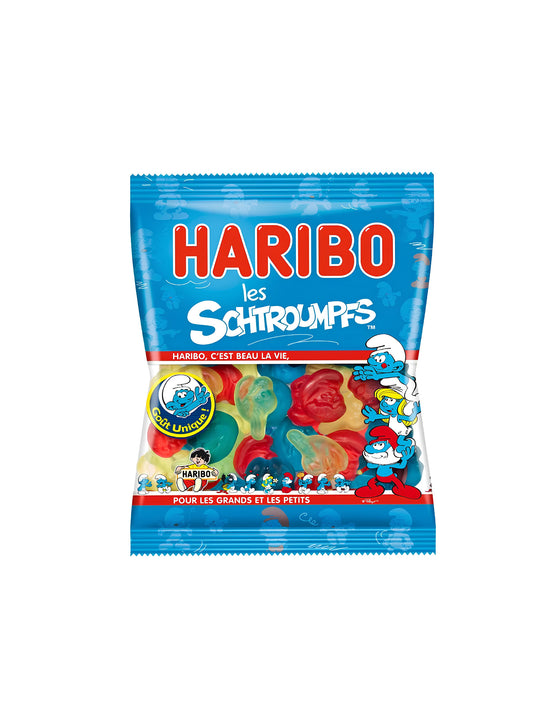 Mini sachet bonbons schtroumpf Haribo - 40g