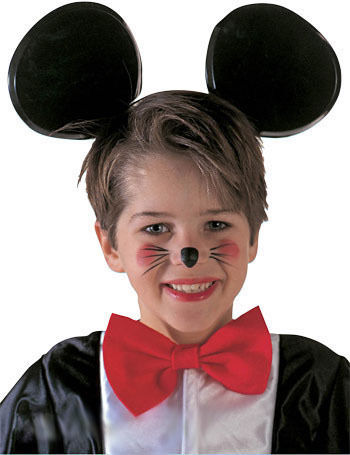 Serre-tête noir oreilles de souris enfant