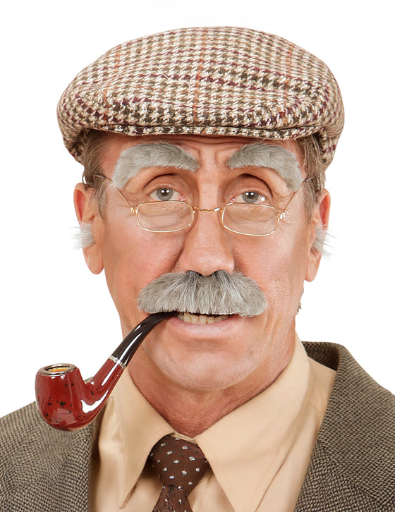 Moustache et sourcils vieillard adulte