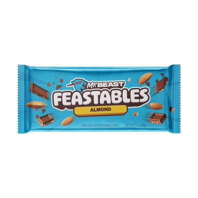Mr Beast Feastables Chocolate Almond